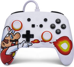 PowerA Enhanced Wired Controller for Nintendo Switch - Fireball Mario - Gamepad - Nintendo Switch