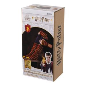 Eaglemoss Publications Ltd. Harry Potter Knitting Kit Slouch Socks and Mittens Gryffindor