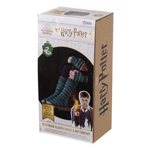 Eaglemoss Publications Ltd. Harry Potter Knitting Kit Slouch Socks and Mittens Slytherin