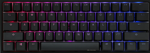 Ducky »Ducky ONE 2 Mini MX-Brown« Gaming-Tastatur (Keyboard, Deutsches Layout, TKL-Mini, 60 %, RGB LED-Beleuchtung, USB-Kabel Typ-C, schwarz)