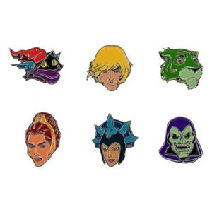 Cinereplicas Masters of the Universe Pin Badges 6-Pack Characters