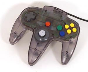 Teknogame Nintendo 64 Controller Smoke Black ()