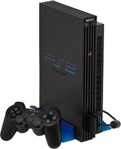 Sony PlayStation 2  [incl. Controller] zwart - refurbished