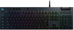 Logitech G G815 LIGHTSYNC RGB Mechanical Gaming Keyboard - Black Brits-Engels (Qwerty) Voelbaar