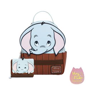 Loungefly Disney Dumbo Cosplay Mini Backpack and Wallet Set - VeryNeko Exclusive