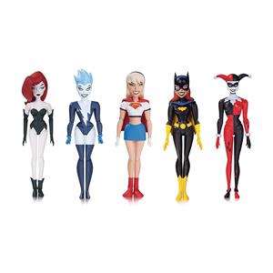 DC Direct DC Comics Batman Animated Nba Girls Night Out 5 Pack Action Figure