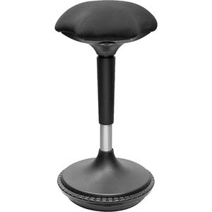 LogiLink Height adjustable wobble stool for sit-stand desk Kruk - ABS rubber - Tot 120 kg