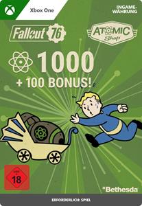 Bethesda 1000 (+100 als Bonus) Atome - Fallout 76