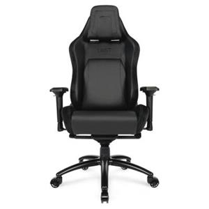 L33T E-Sport Pro Comfort Gaming Chair (PU) Black Gaming stoel - Zwart - PU Leer - 163 kg