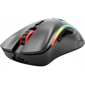 Glorious Model D- Wireless - Matte Black - Gaming Maus (Schwarz mit RGB)