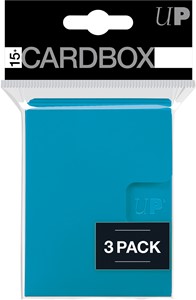 Ultra Pro PRO 15+ Card Box 3-pack - Licht blauw