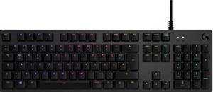 logitechg G512 Carbon Mechanisch RGB-gamingtoetsenbord - Carbon Deutsch (Qwertz) GX Brown Tactile