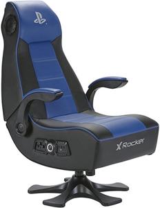 xrocker X Rocker Official Playstation Infiniti 2.1 Audio Gaming Chair Black/Blue -