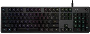 logitechg G512 Carbon Mechanisch RGB-gamingtoetsenbord - Carbon Suisse/Schweizer (Qwertz) GX Brown Tactile