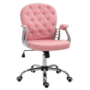 NiceGoodz Bureaustoel - Ergonomische bureaustoel - Game stoel - Gaming stoel - Roze - 59,5 x 60,5 x 95-105 cm