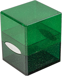 Ultra Pro Deckbox Satin Cube - Glitter Green