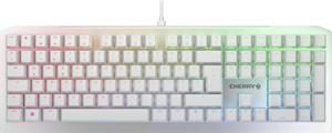 CHERRY MV3.0 RGB, CHERRY MV-Switche, WHITE - Mechanische Gamingtastatur, Kabelgebunden, RGB-Beleuchtung, Anti-Ghosting