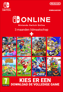 Nintendo Full Game Multi-software +  Switch Online (Individueel lidmaatschap - 3 maanden) -  Switch