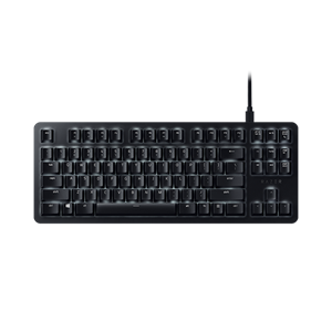 Razer BlackWidow Lite Mechanical Gaming Keyboard - TKL Tenkeyless - Orange Switch (Tactile & Silent) - Compact Design - German Layout - Black