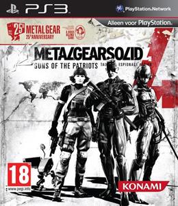 Konami Metal Gear Solid 4 Guns of the Patriots (25th Anniversary)