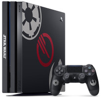 Sony PlayStation 4 pro 1 TB [Star Wars Battlefront 2 Special Edition incl. draadloze controller, zonder spel] zwart - refurbished