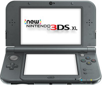Nintendo New  3DS XL metallic zwart [incl. 4GB geheugenkaart] - refurbished