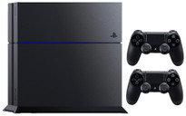 Sony PlayStation 4 1 TB [Ultimate Player Edition incl. 2 draadloze controllers, B-Chassis] zwart - refurbished