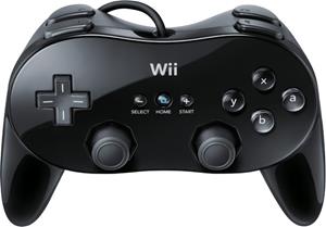 Nintendo Wii Classic Controller Pro Black