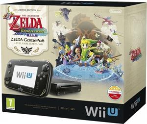 Nintendo Wii U Premium Pack (Black) Zelda Wind Waker HD Bundel (Boxed)