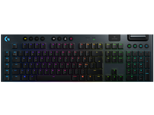 Logitech G G915 LIGHTSPEED Wireless RGB Mechanical Gaming Keyboard - Black Dansk/ Norsk/ Svenska/ Suomalainen Voelbaar