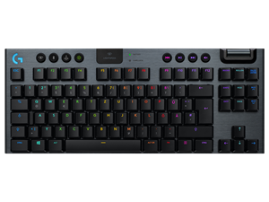 Logitech G G915 TKL 915 TKL LIGHTSPEED Wireless RGB Mechanical Gaming Keyboard zonder numpad - Carbon Deutsch (Qwertz) Klikken