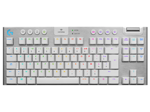Logitech G G915 TKL 915 TKL LIGHTSPEED Wireless RGB Mechanical Gaming Keyboard zonder numpad - White Français (Azerty) Voelbaar