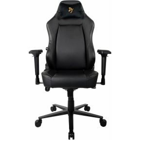 Arozzi Primo - chair - polyurethane leather metal frame - black gold Büro Stuhl - Metall - Bis zu 140 kg