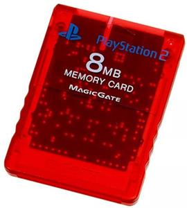 Sony Interactive Entertainment Sony PS2 Memory Card (Red)
