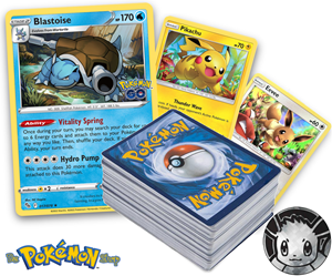 Pokémon Blastoise  Set met 60 kaarten - Inclusief Pikachu, Eevee en Zeldzame holos! (+Coin)