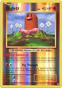 Pokémon Diglett - 55/108 - Common Reverse Holo