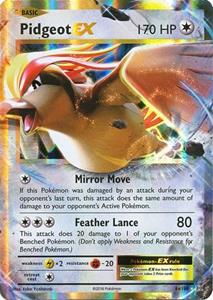 Pokémon Pidgeot EX //  kaart