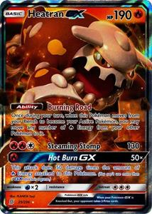 Pokémon Heatran GX - 25/236 //  kaart (Unified Minds)