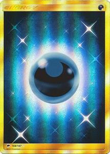 Pokémon Darkness Energy (GOLD SECRET RARE) //  kaart