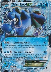 Pokémon Seismitoad EX - 20/111//  kaart