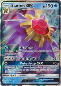 Pokémon Starmie GX - 14/68 //  kaart (Hidden Fates)