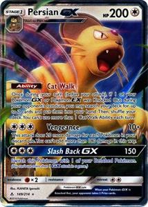 Pokémon Persian GX - Ultra Zeldzame  kaart