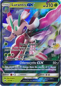 Pokémon Lurantis GX - 15/149 //  kaart (Sun & Moon)