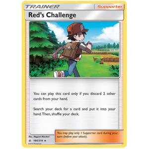 Pokémon Red's Challenge Holo Rare - 184/214 // Pokemon Kaarten (Unbroken Bonds)