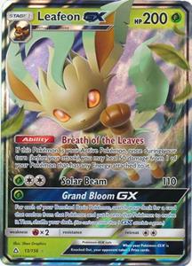 Pokémon Leafeon GX - 13/156 //  kaart (Ultra Prism)