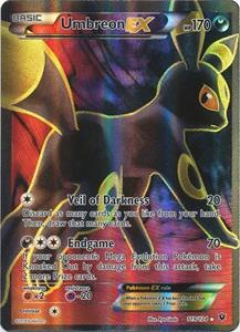 Pokémon Umbreon EX Full Art - 119/214 //  kaart (Fates Collide)