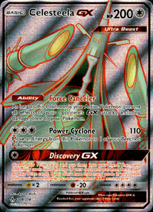 Pokémon Celesteela GX Full Art - 208/214 // Ultra Zeldzame  kaart (Unbroken Bonds)