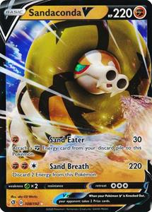 Pokémon > Sandaconda V - 108/192  //  kaart (Rebel Clash)