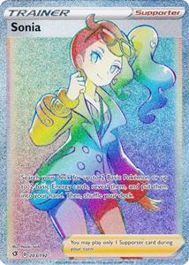 Pokémon Sonia - 203/192 [Hyper Rare] //  kaart (Rebel Clash)