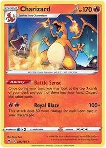Pokémon Charizard - 025/185 - Rare